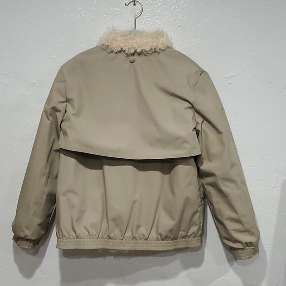 Vintage Reversible Genuine Curly Lamb Fur Coat Size 8 or M - Picture 13 of 16